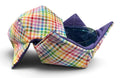 Rainbow plaid with purple